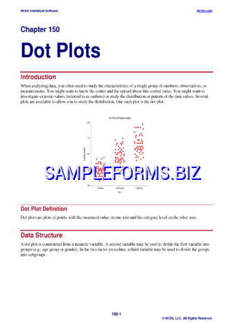 Dot Plot Example pdf free