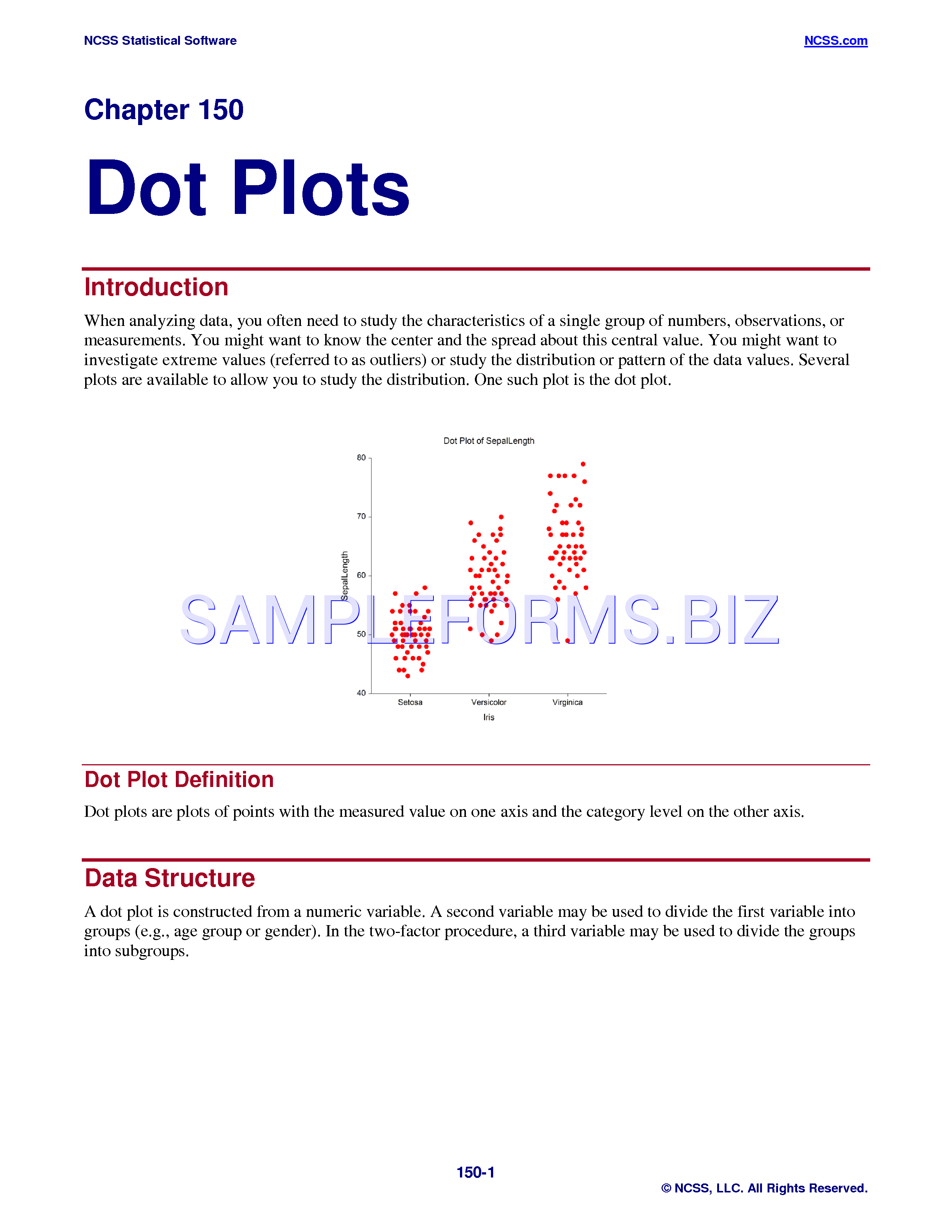 Preview free downloadable Dot Plot Example in PDF (page 1)