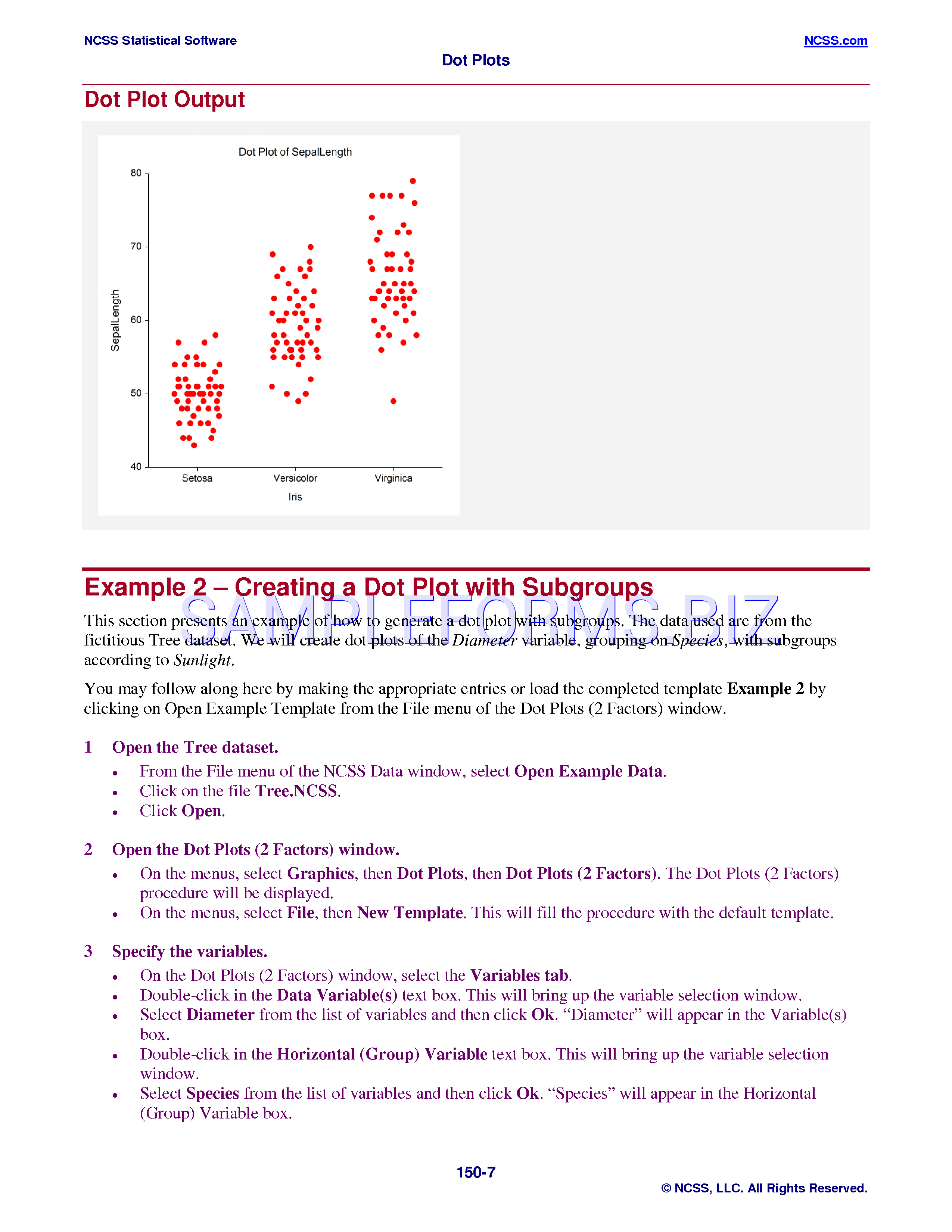 Preview free downloadable Dot Plot Example in PDF (page 7)