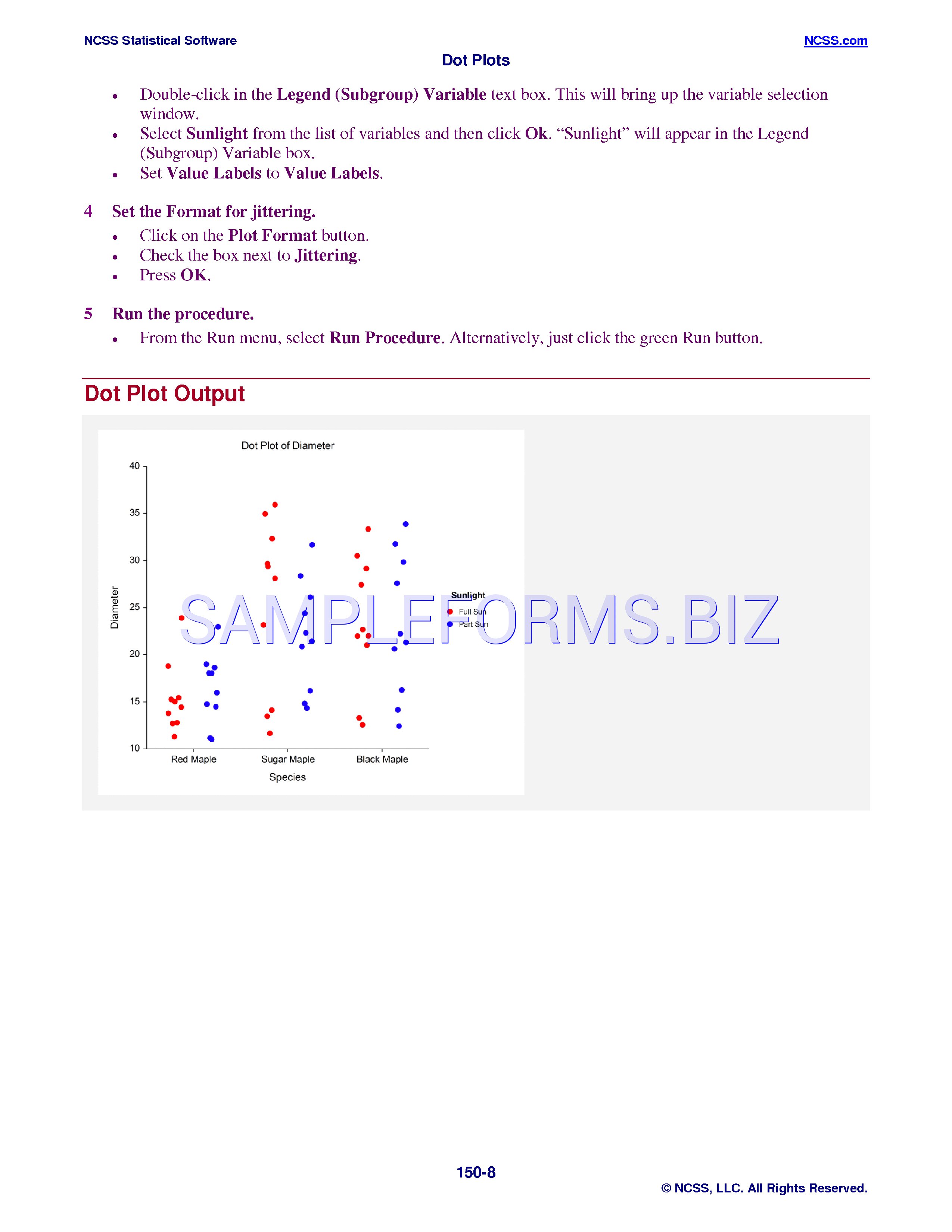 Preview free downloadable Dot Plot Example in PDF (page 8)